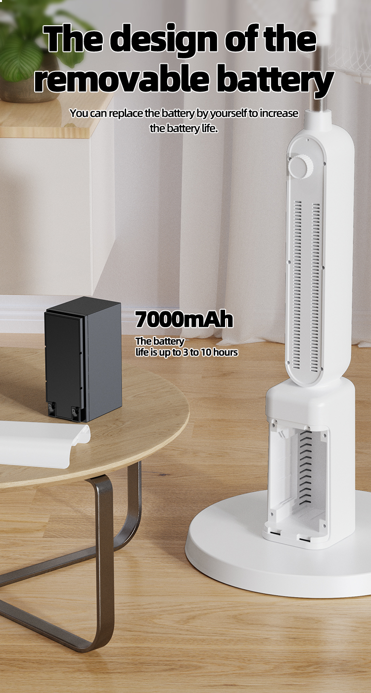 4-Remote Control 18'' 7000mAh Rechargeable AC DC Pedestal Stand Fan with Night Light DP-F506AL-detail 4-Remote Control 18'' 7000mAh Rechargeable AC DC Pedestal Stand Fan with Night Light DP-F506AL-detail
