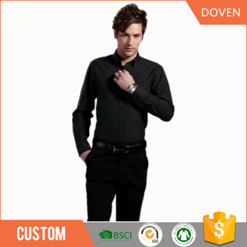 Custom Mens long sleeve shirts staff uniform shirts