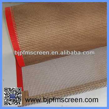 Coated Open Mesh Teflon Belt , PEFT Conveyor Belt