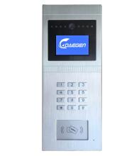 Wireless Keypad GSM 3G video door phone for mutil-apartments