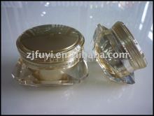 diamond acrylic cosmetic cream jar