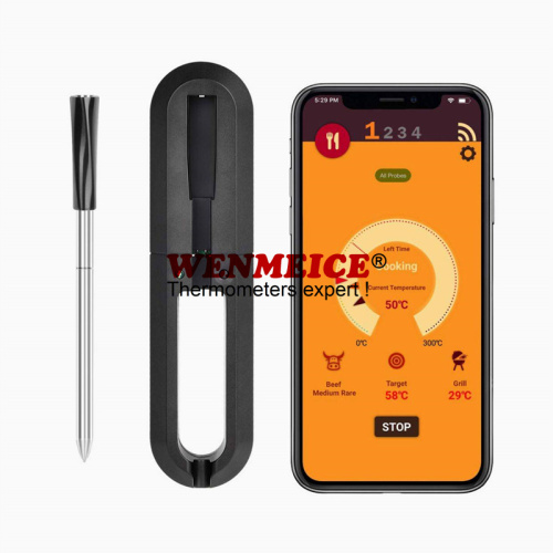 Blue Tooth Connected App Operated True Wireless Bbq Thermometer