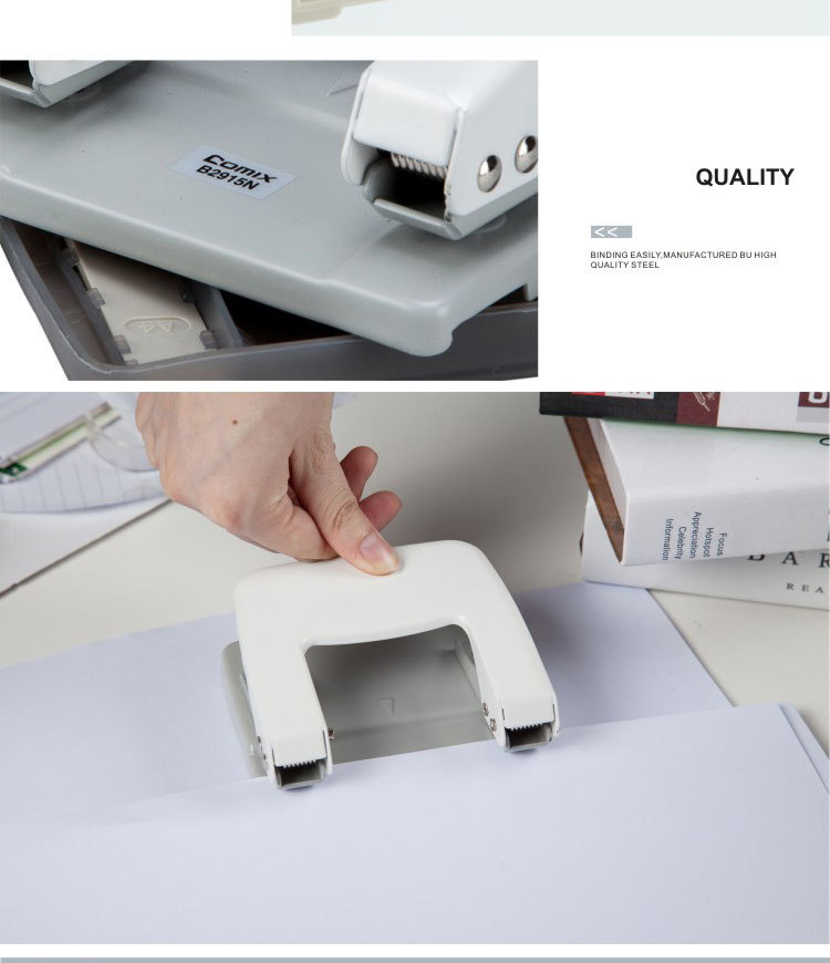 high quality Durable heavy duty Punch Type 25sheets/80g two hole punch