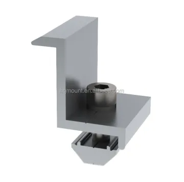 AL6005-T5 Solar Mounting Panel End Clamps - Professional Supplier for HQ Mount Solar Panel Fixing Clamps