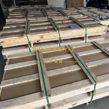 Large-format brass plate sheets for seamless installations