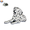 Reka bentuk yang disesuaikan Enamel Animal Dog Lapel Pin Lencana