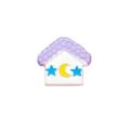 Kawaii Simulation Moon Star House Flatback Harz Cabochon Handwerk Haarschmuck DIY Verschönerung für Scrapbooking Dekor