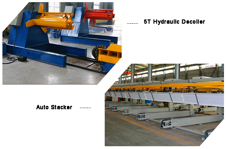 Colorful Corrugated Wave Roofing Panel Deck Floor Roll Forming Machine