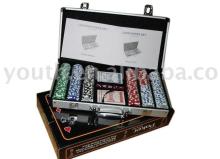 300pcs chips set with colorful box US-C603