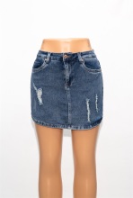 Ladies Denim Short Skirt Wholesale Elegant Denim Skirt