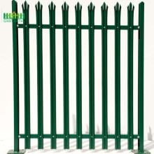 Palisade fence for garden decoration