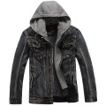 High Quality Men's Denim Jacket with Hood Custom