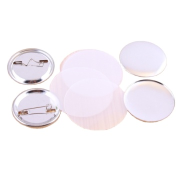 DIY Button Making Kit: 32mm Button Blank Parts and Material Set