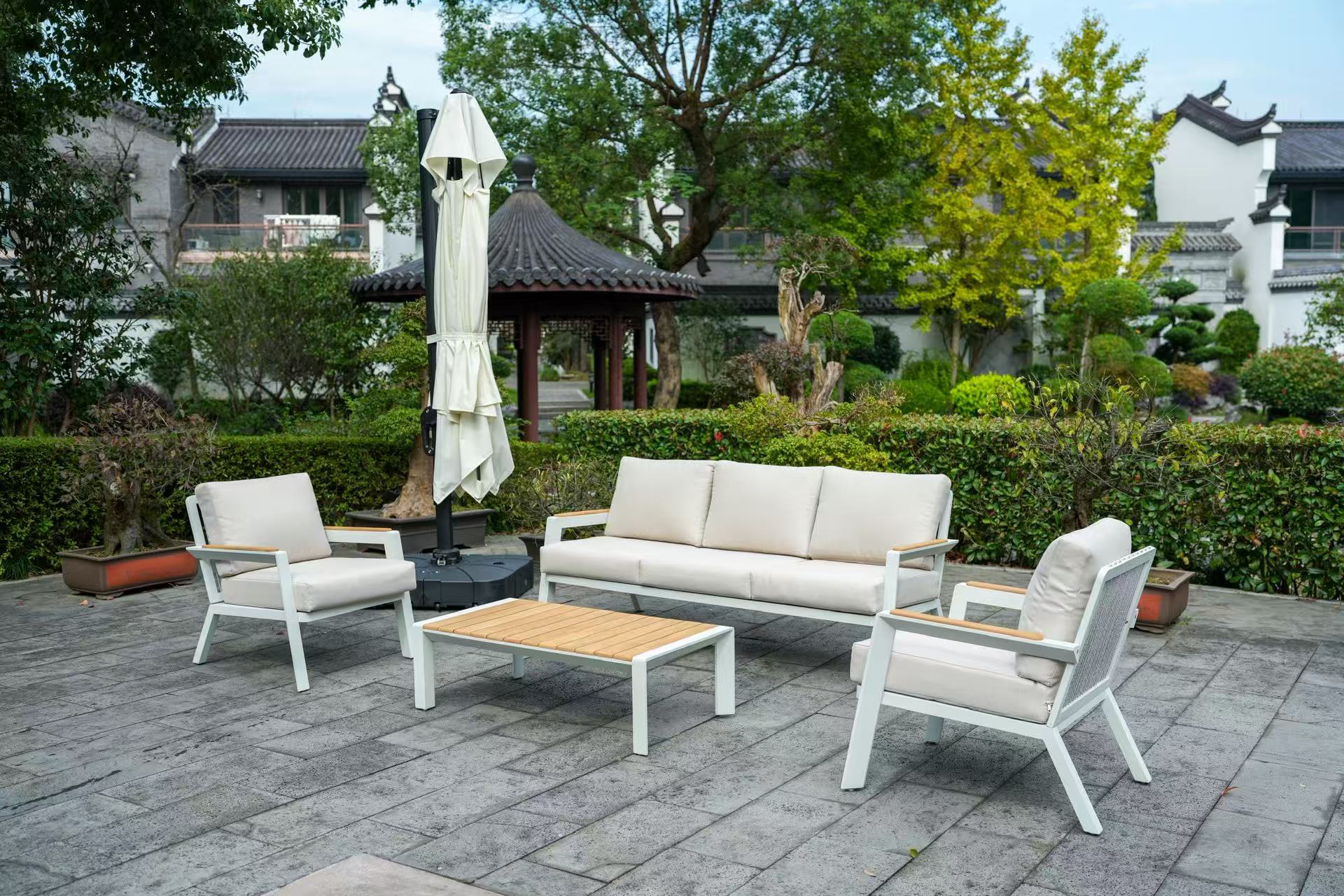 كرسي حديقة وطاولة OT5002-1 Garden Chair And Table OT5002-1