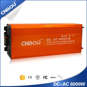 6000w off grid pure sine wave lcd inverter