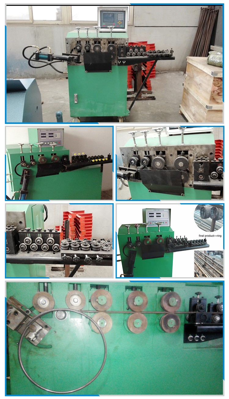 PC Bar /Steel Bar Ring Make Machine Ring Machine Machine For Pole Pile Steel Bar Χρησιμοποιώντας τη γραμμή παραγωγής Pole Pile AmityCare