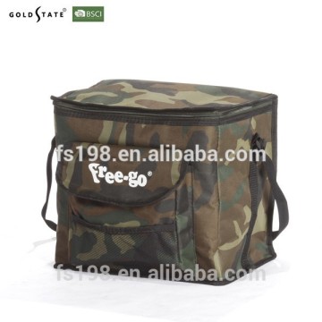 Camo folding insulated ice cream cooler bag