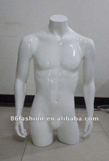 half body mannequin(light ), men half body mannequin