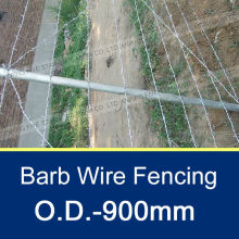 13X14 Barb Wire Fencing/Galvanized Barbed wire fence/ fencing