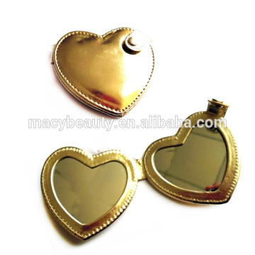 Double sides PU leather cosmetics mirrors