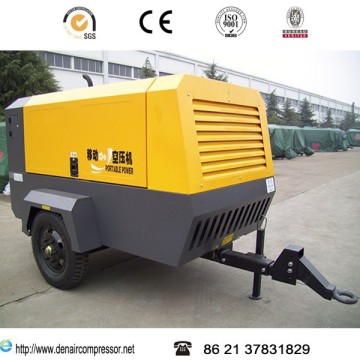 125HP oil-cooled mobile air compressor