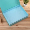 Custom Navy Blue Folding Paper Magnetic Gift Box