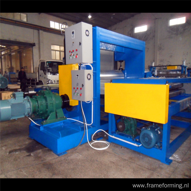 colored steel metal coils embossing machine line