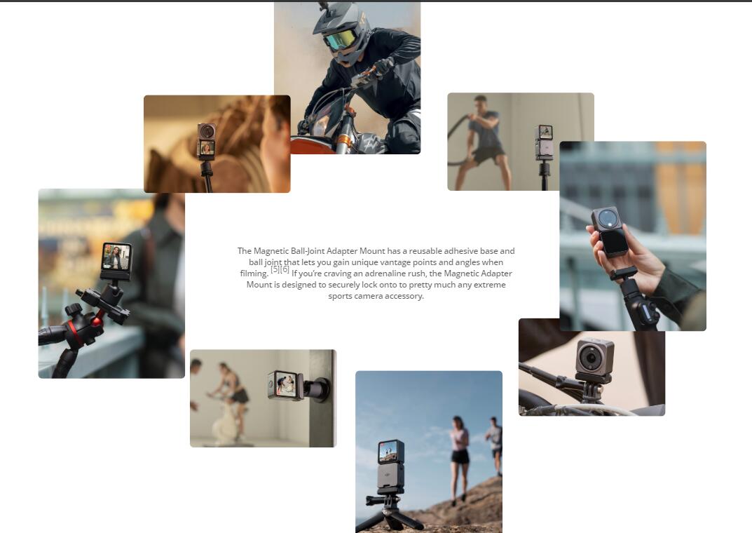 DJI New Action Camera DJI Action 2 Power Combo