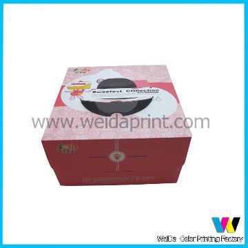 2013 hot sale cake paper box with handle