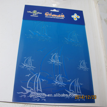 Fashin Boat plastic stencil for drawing set