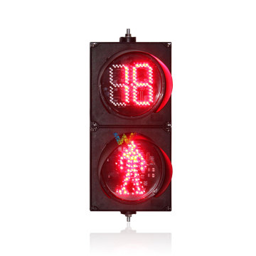 200mm pedestrian signal countdown timer led traffic light