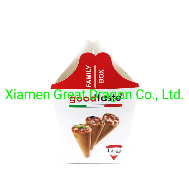 Customized Printing Cone Pizza Box (GD-PCB21007)