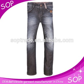 New style boys pants jeans elastic waist boys skinny jeans