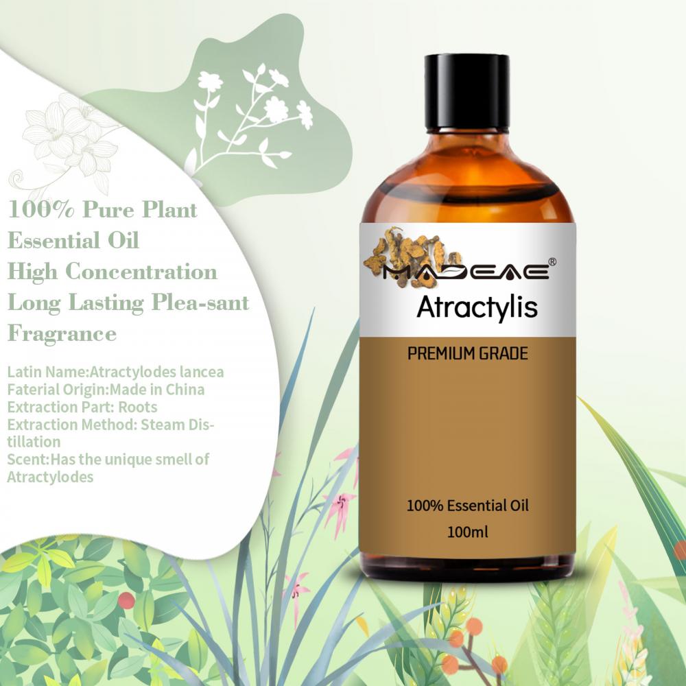 النقي الصيني النقي Atractylodes Lancea atractylis ovata assental oil bodycare a trlectylis زيت