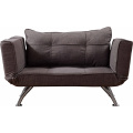 Metalowe Nogi Czerwony Fotel Fabric Fotel Sofa