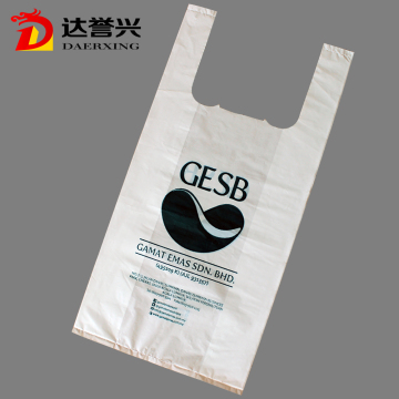 T Shirt Plastic Shopping Handle Carry Bag