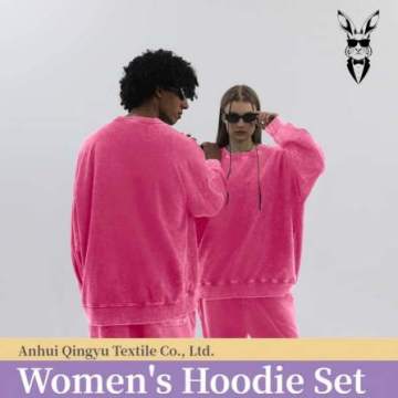 Rose Pink Men's Washable Sweatshirt