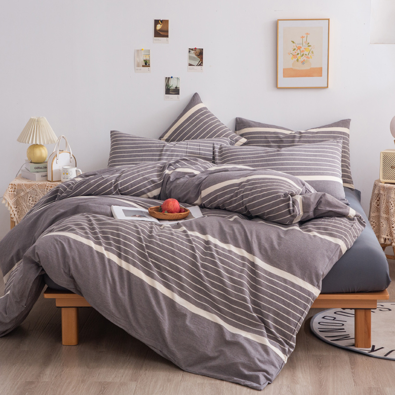 Yarn Dyed Washed Cotton Bedding Set 12 Yarn Dyed Washed Cotton Bedding Set 12