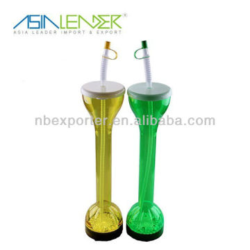 Flashing LED Straw Bottle