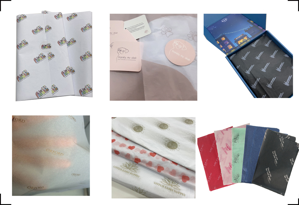 Customized moisture proof tissue paper for shoe box packaging and clothing wrapping