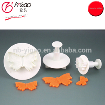 2014 good quality new butterfly fondant mold 3d silicon mould