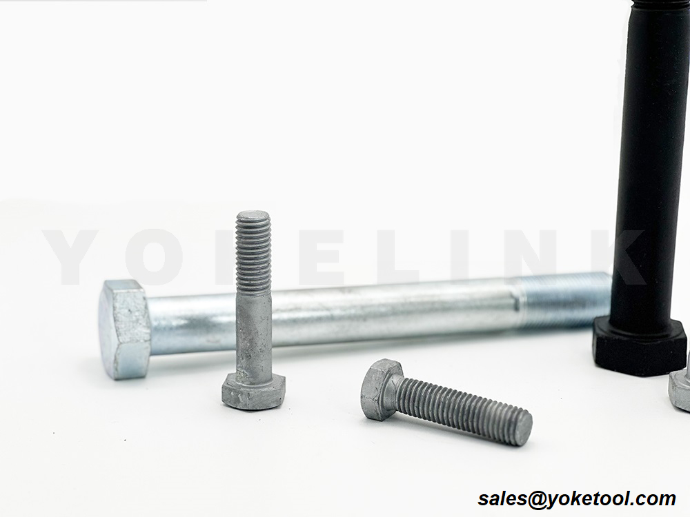 ASTM F3125 Grade A325 A325M 1. típusú szerkezeti hatszögletű csavar