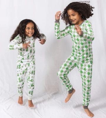 100% cotton baby pajamas sets girls boys sleepwears