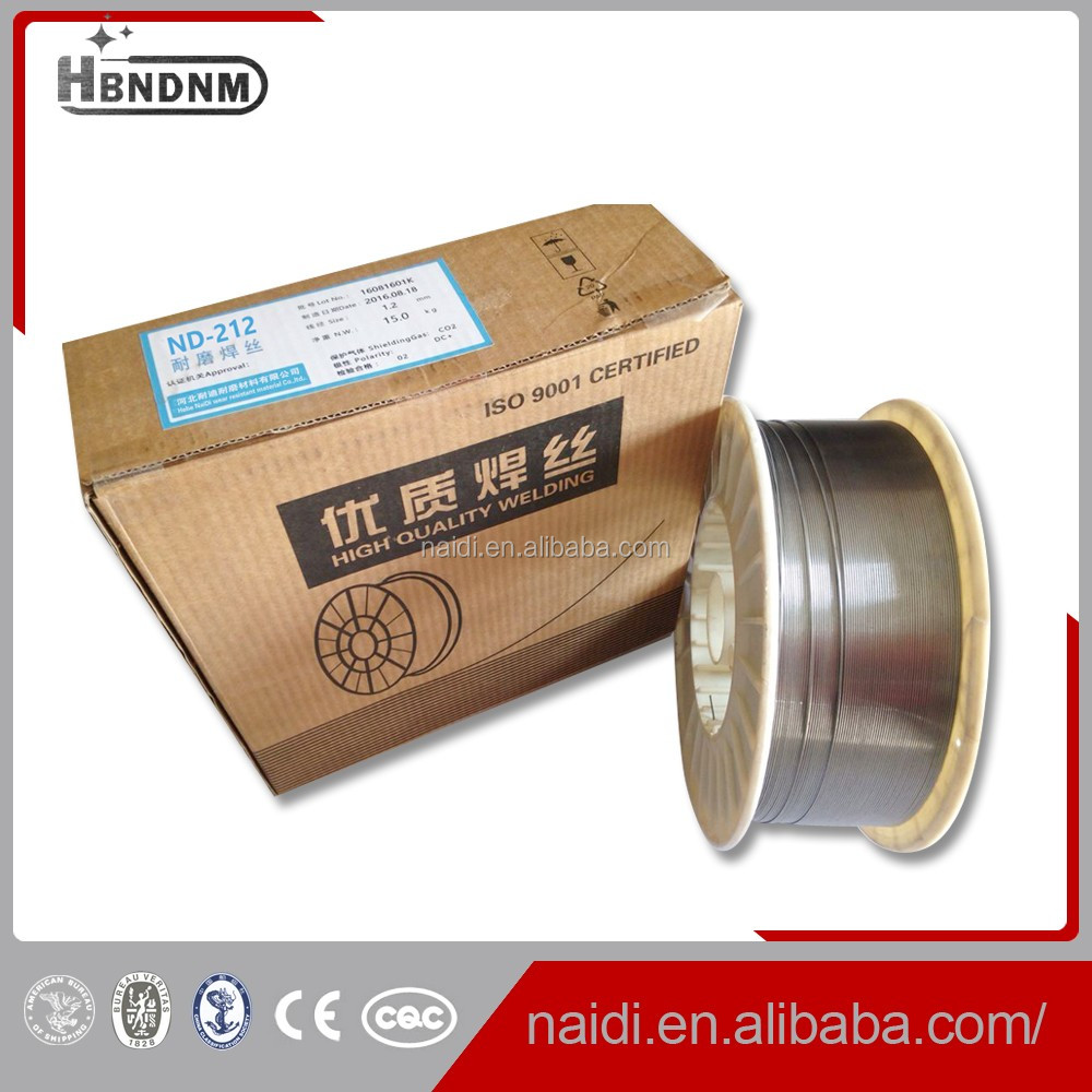 all kinds of wear resistant welding wire d212 for mining machinery