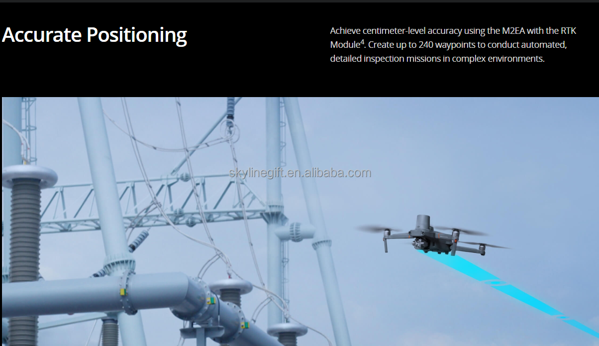 DJI Mavic 2 Enterprise Advanced 48MP Visual Camera with obstacle sensing UAV dual camera for search and rescue, firefighting