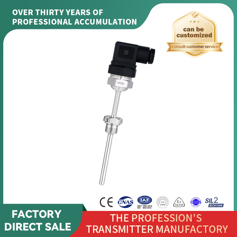 Senzor de temperatură dreptunghiular pentru uz petrochimic