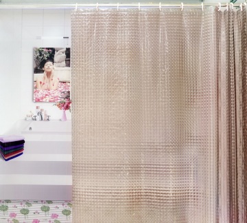 Printed Bathroom Peva Bath Shower Curtain