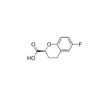 Nebivolol Intermediate 2H-1-Benzopyran-2-carboxylic acid, 6-fluoro-3,4-dihydro-, (2S)- CAS 129101-36-6