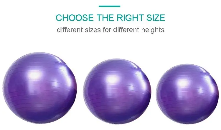 Wholesale Custom Logo Anti Burst Ball Yoga PVC Ball