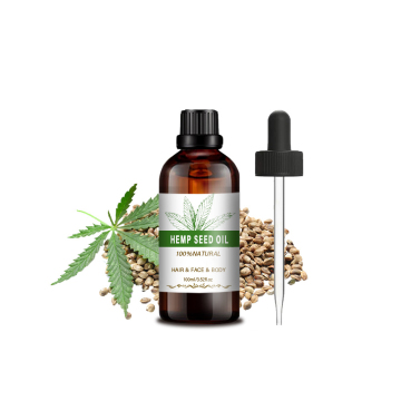 Natural Hemp Seed Oil Obtained By Cold Pressing Hemp Seed Oil